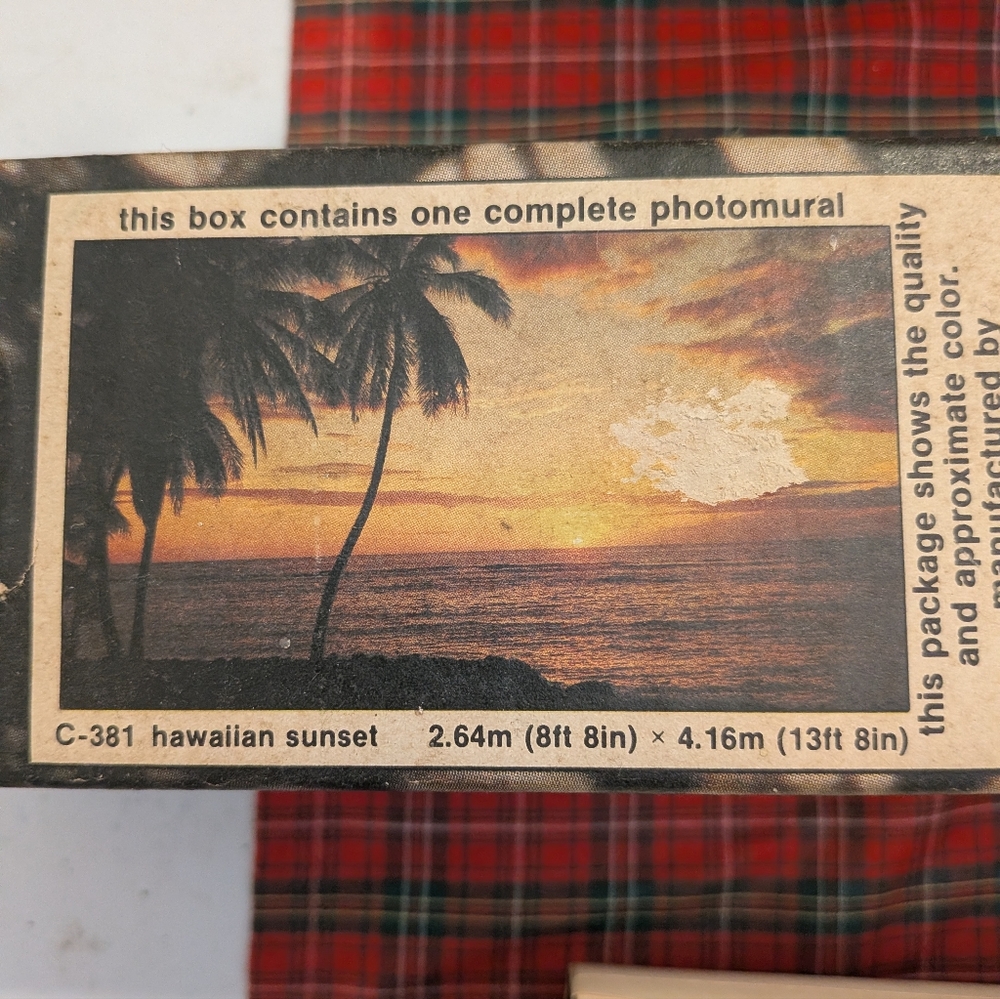 Wall Mural Over 8 ft Hawaiian Sunset